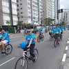 Passeio Ciclístico da Santa Casa anima as ruas de Santos